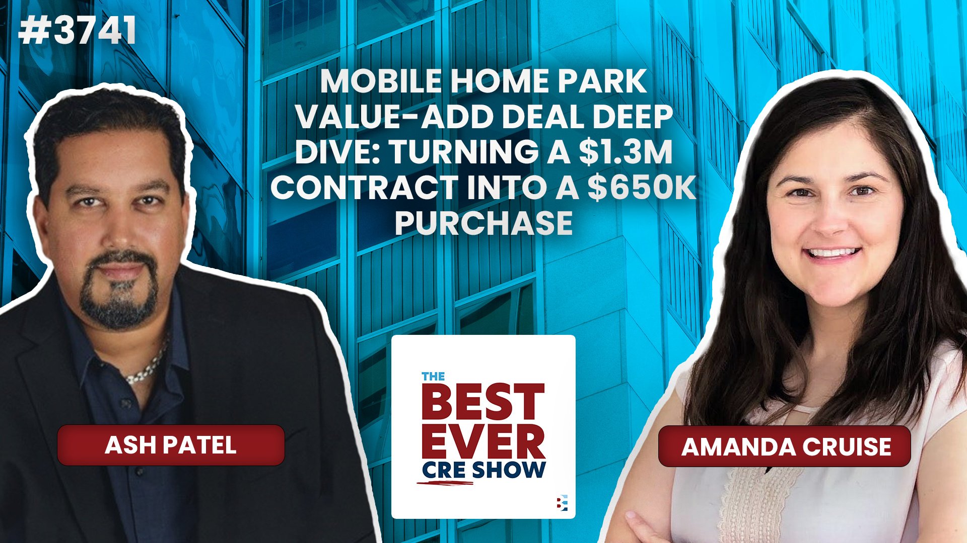 JF3741: Mobile Home Park Value-Add Deal Deep Dive: Turning a $1.3M Contract into a $650K Purchase ft. Amanda Cruise