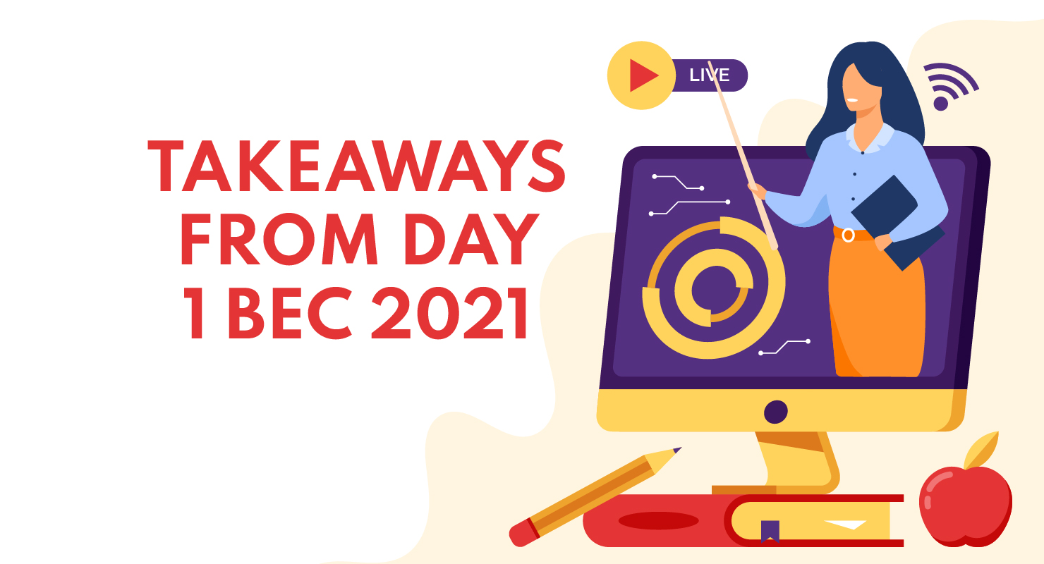 Top Takeaways From Every BEC2021 Day 1 Speaker